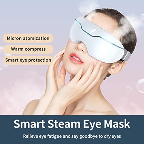Edspix masažer za pare s toplinom Smart Steam Eye Mask za umor suho oči smanjuje tamne krugove
