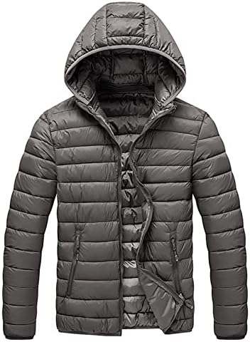 UOFOCO Nove godine preveliki kaputi za muškarce dugih rukava modne jakne od poliestera Zip Čvrsto labavi kapuljač