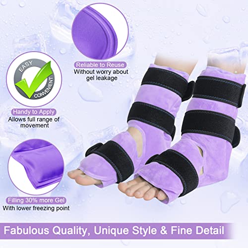 REVIX ice Packs za povrede gležnja za višekratnu upotrebu & amp; Ice Pack za koljena bol Relief, plantarni