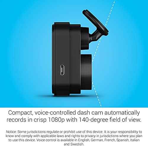 Garmin Dash Cam Mini 2, Tiny Size & SanDisk 128GB high Endurance Video MicroSDXC kartica sa adapterom