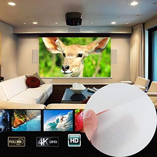 N / A Zavjese od mini projekcije 16: 9 Canvas ekrana projektora za platno za kućno bioskop projektora