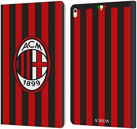 Dizajni za glavu Službeno licencirani AC Milan Home 2017/18 Crest komplet kožne knjige Novčani poklopac