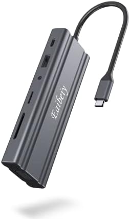 EAIBEIY USB C HUB, 11in1 USB C priključna stanica sa 4K HDMI, VGA, 100w PD isporuke snage, 4 USB
