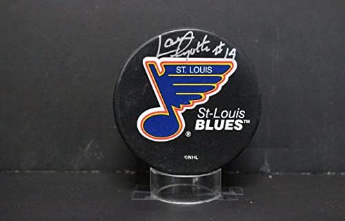 Lou Angotti potpisao zvanični Blues Pak autogram PSA / DNA AL77942-Autogramirani NHL Pakovi