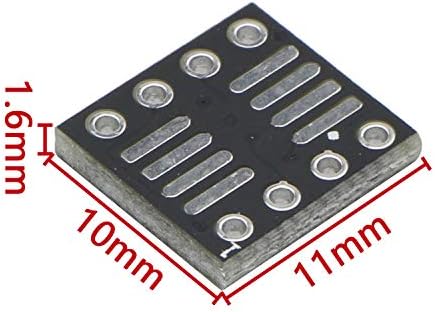 Jiuwu 8-pinski dvostrani prototip s tiskanim krugom PCB adapter Universal Board ProtoBoard So MSOP TSSOP SOIK