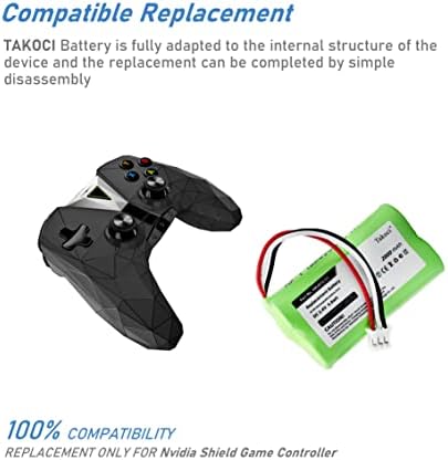 TAKOCI zamjenska baterija za Nvidia Shield Game Controller Shield TV Game Controller P2920,HRLR15/51