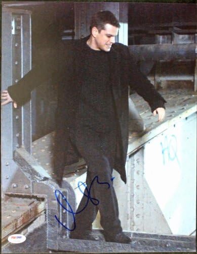 Matt Damon The Bourne Supremacy potpisala je autentičnu 11x14 photo PSA / DNK T50389
