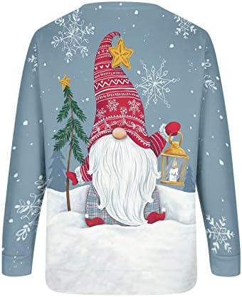 Džemper za žene plus veličine ženski božićni modni casual labav dugi rukavi top džemper ženski džemper