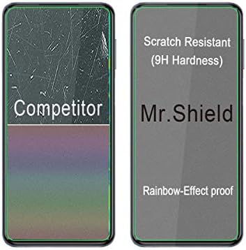 Mr. Shield [3-Pack] dizajniran za Xiaomi Redmi Note 9 Pro Max / Redmi Note 10 Lite [kaljeno staklo] [Japansko staklo sa tvrdoćom 9H] zaštitnik ekrana sa doživotnom zamjenom