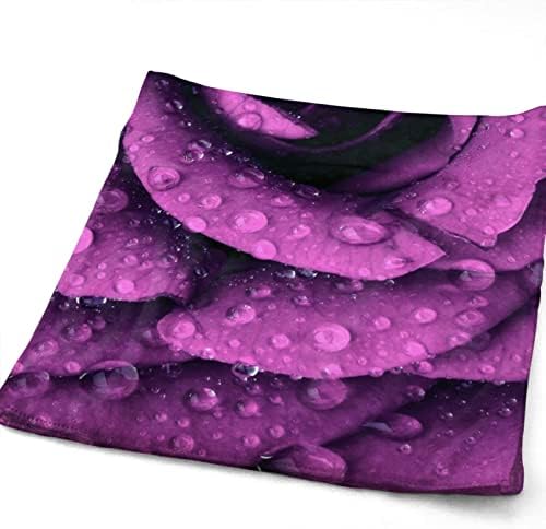 Purple Rose ručnik za ručnik za ručnik za ručnik za ručnik za goste za goste za kupatilo ukras za kupatilo FingerTip ručnik sa visokom apsorpcijom