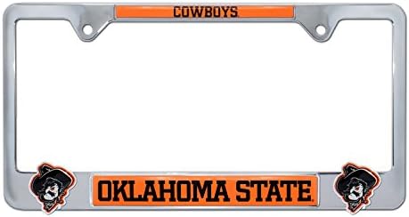 Oklahoma State University OSU pištolj Pete Cowboys Metal registarske tablice okvir