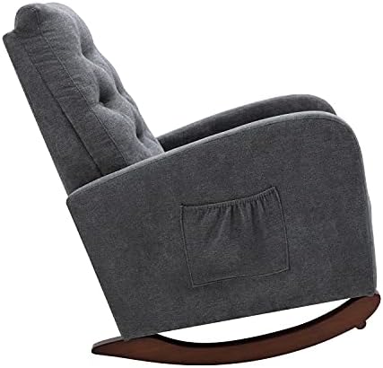 Stolica za ljuljanje Gliderska stolica za rasadnik udobna klackalica podstavljena Sjedalica sa bočnim