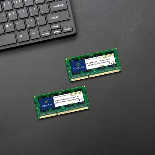 Timetec 16GB KIT DDR3L / DDR3 1600mhz PC3L-12800 / PC3-12800 Non-ECC nebaferovani 1.35 V / 1.5 V CL11 2Rx8 Dual Rank 204 Pin SODIMM Laptop prenosni računar memorija računara RAM modul nadogradnja