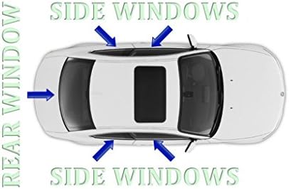 Prepiru Toyota Prius hatchback Sva strana i stražnji prozori nijansing filmom sa 20% hlada