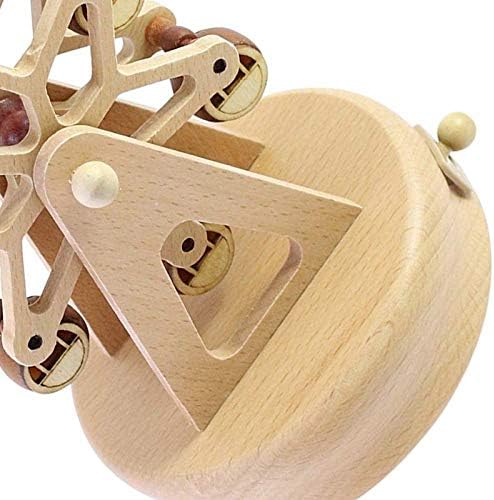 Yingzi rođendanski poklon slatka kvaliteta napravljena drvena muzička kutija sa Ferris kotačem s malim