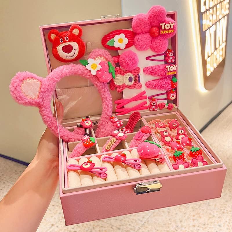 Amaois Childrov dodaci za kosu Box poklon za princeze djevojke Novogodišnje poklon kutija za bebe za