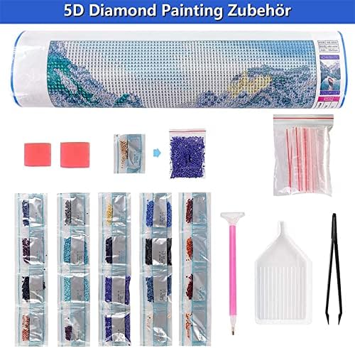 Dijamantni setovi za oslikanje za odrasle / djecu 5d DIY Diamond Art Sunset Seascape Diamond Dots Gem umjetnosti