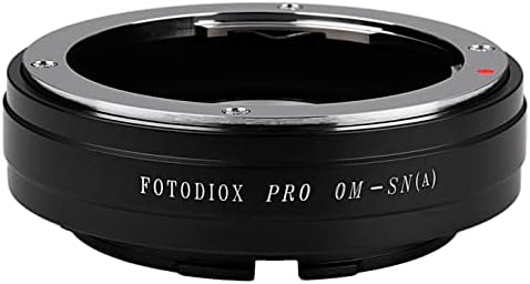 FOTODIOX PRO objektiv montaža, selektivni 35mm Olympus Zuiko objektiv u Sony Alpha adapter kamere A-Mount, OM-Sony