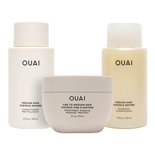 Ouai Fina / Srednja maska za tretman pune veličine + fini šampon + fini regenerator