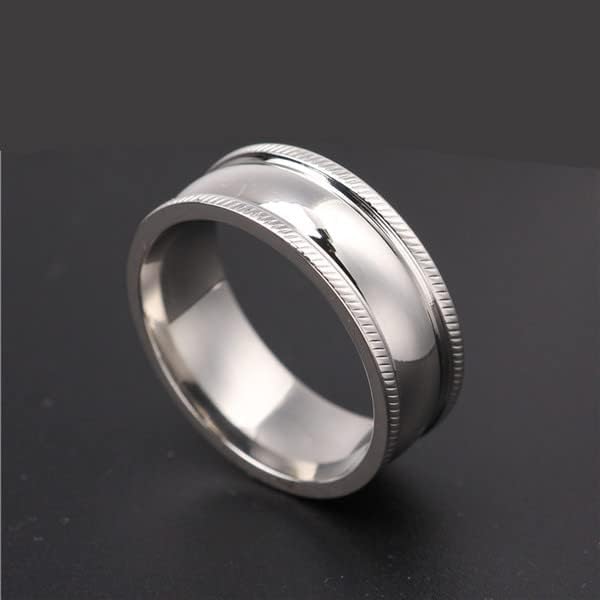 Koleso 8mm prsten vjenčani zaručnički prsten Cool za muškarce i žene-80088