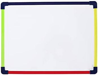 Ploča za suho brisanje, magnetna tabla 2-strana 9 x 12 inča sa okvirom u boji, linije rukopisa prednja prazna leđa