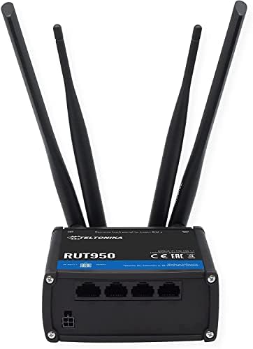 Teltonika RUT950U025A0 industrijski 4G LTE Wi-Fi mobilni ruter za regione Evrope, Bliskog istoka,