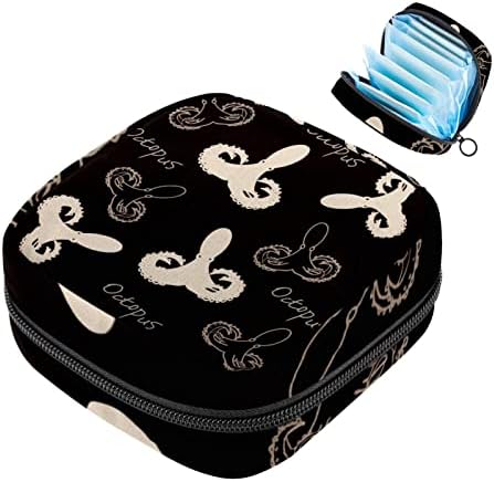 Hobotnica sa crnim periodom Torba sanitarnim ubrusom Torba za pohranu Turistički tamponi Sakupljaj torbu ženski nega sanitarni organizator za tinejdžerske školske turističke kancelarije