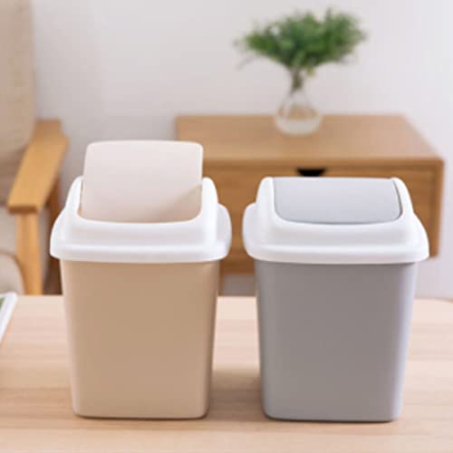 Kabilock kantu za smeće kante za smeće kante za smeće 3pcs veličina s, može skladištiti smeće radne površine Organizator otpadnih otpadnih smeća prekriveno bež mini smeće, kante za smeće kante za smeće kante za smeće