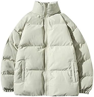 SJWCLYS muške jakne zimske jakne pakiranje otporni na vjetrov topli štand ovratnik puffer kaput