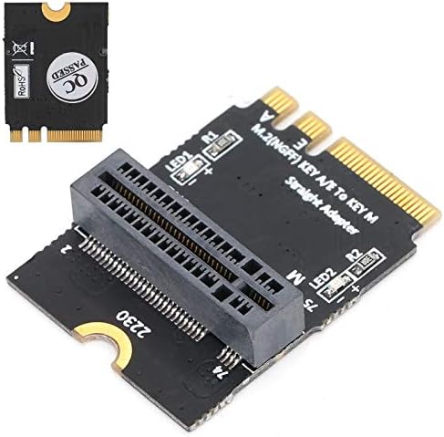ASHATA M.2 SSD adapter kartica, NVME SSD na M.2 Ključ E E vertikalna instalacijska pretvarač elektroničke elektroničke komponente, za 2280 NVME SSD