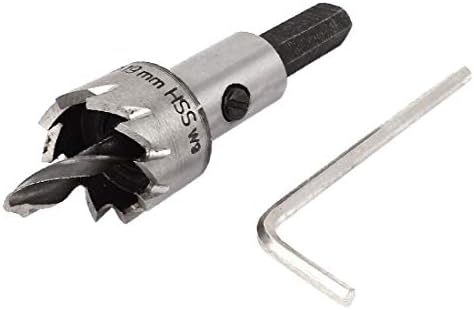X-DREE 19mm prečnik sečenja 8mm burgija za uvijanje rupa HSS alat za sečenje testere (Diámetro de corte de 19 mm Diámetro de corte de 8 mm Vástago Broca Broca Herramienta de cortador de sierra HSS