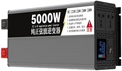 Power Inverter 4000/5000 Watt Car / Home 12v-72v DC do 220V AC konverter sa LCD ekranom Dual AC utičnice Dual