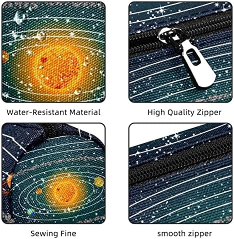 Space Planets Galaxy pernica Studentska Kancelarijska torbica torba sa patentnim zatvaračem torba za šminkanje