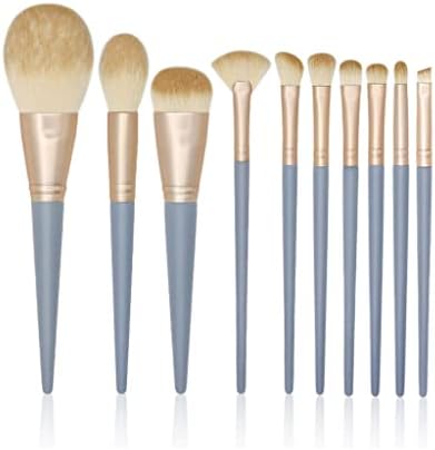 N / A Set od 10 šminkera Kompletni set labavih četkica za prah Beauty Tools Shawow Rodes