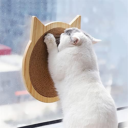 XLAIQ Sisal Cats Scratcher daska za grebanje Mat zidna podloga za grebanje sa usisnom čašom igračka