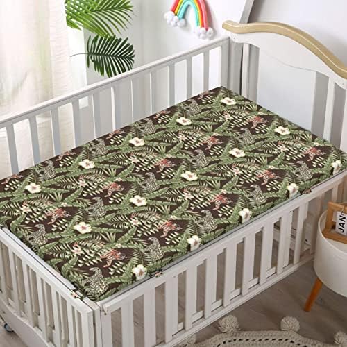 Opremljeni mini kreveti za životinje, prenosivi mini krevetići posteljina madraca madrac madrac-odlična za dječaka ili djevojčicu ili vrtiću, 24 x38, višebojni