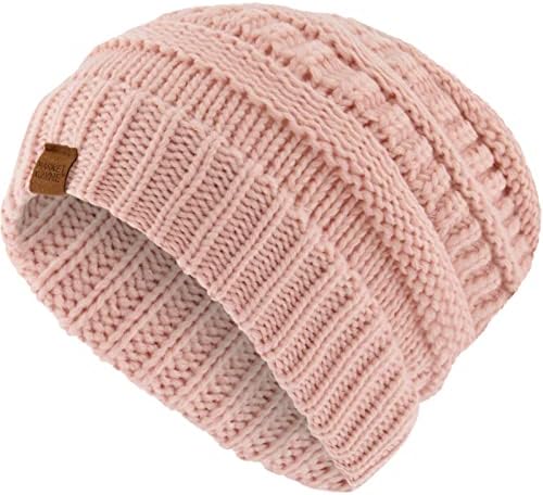 Tržište i laine patinje žene topla zimska beanie za žene debele cvrkutne pletene kape za žene zimski
