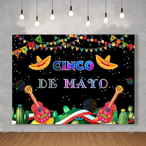 KUKUSOUL 7x5ft Cinco De Mayo Photo Backdrop za zabavu Meksička tema pozadina za fotografiju karnevali ljeto Luau
