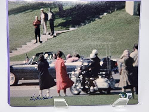 Mary Ann Moorman sa autogramom 8x10 fotografija ubistvo svjedoka JFK poznati Video Beckett