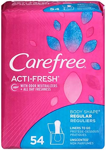 Carefree Acti-Fresh Regular 54 Count Liner To Go