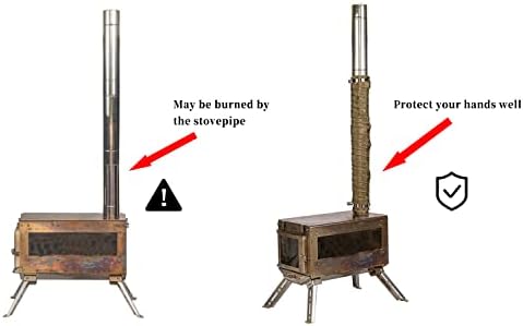 Vatreničke peći cijevi zamotavanje cijevi otpornim na toplinski otporan na šporet cijevi za cijevi sa