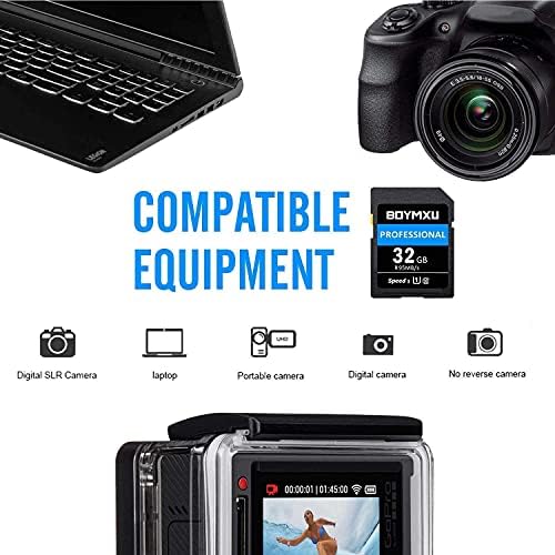 32GB memorijska kartica, BOYMXU Professional 1000 x Klasa 10 UHS-I U3 kompjuterske kamere i kamkorderi kompatibilne