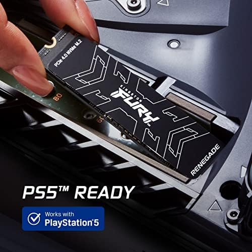 Kingston Fury Renegade 4TB PCIe Gen 4.0 NVMe M. 2 interni gaming SSD sa hladnjakom / PS5 spreman