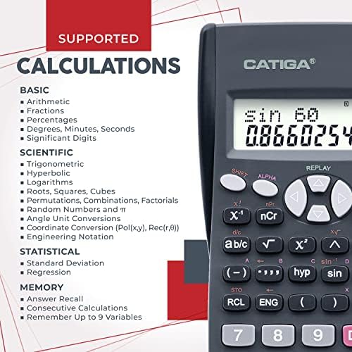 Naučni kalkulator sa grafičkim funkcijama - Više načina sa intuitivnim sučeljem - savršenim za početnike