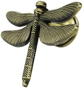 UTALIRD 4 kom. Klopci ormara Životinjski cink Legura Dragonfly Dekorativna jedno rupa Ručke za ormar za ormar za ormar za ormar sa ormarom Moderna kućna kancelarija