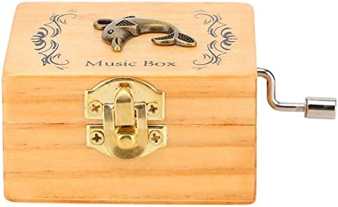 Box Box Bordstractt Retro kamere, popularna ručna ručica prekrasna drvena muzička futrola, poseban poklon za ukrašavanje stola za ljubavnika i prijatelja