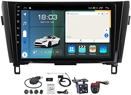 za Nissan Qashqai J11 X-Trail 3 T32 2013-2017 Wireless CarPlay Android Auto Auto Stereo 10.1 inčni Android 11 dodirni ekran Bluetooth FM AM auto Radio sa GPS navigacijskom rezervnom kamerom