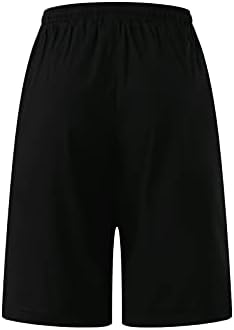 Grafika Bermuda Hlače Žene Dužina koljena Ljetna casual dres Shorts sa dubokim džepovima Lounge Long Hotchars Hotchats