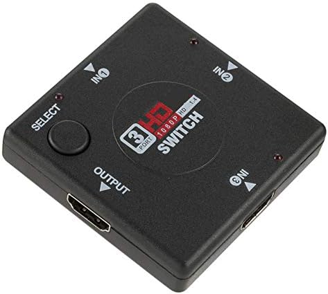 HDMI prekidač 3 port, HDMI2.0b prekidač 3 u 1, 3x1 HDMI prekidač, podržava HDCP 2.2, Ultrahd, HDR 10, 18Gbps