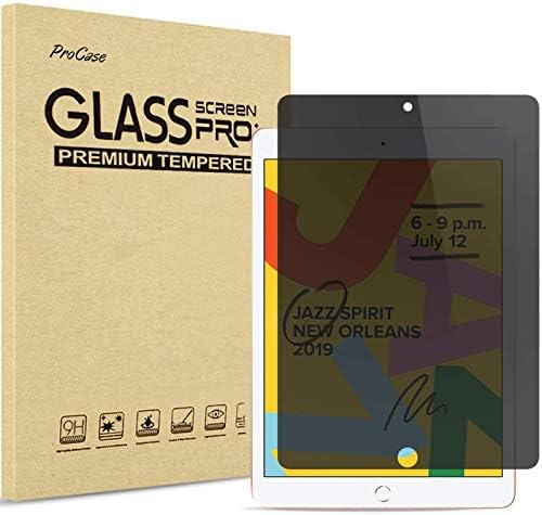 ProCase iPad 10.2 2021 2020 2019 Privacy Screen Protector paket sa iPad 10.2 2021 2020 2019 futrolom